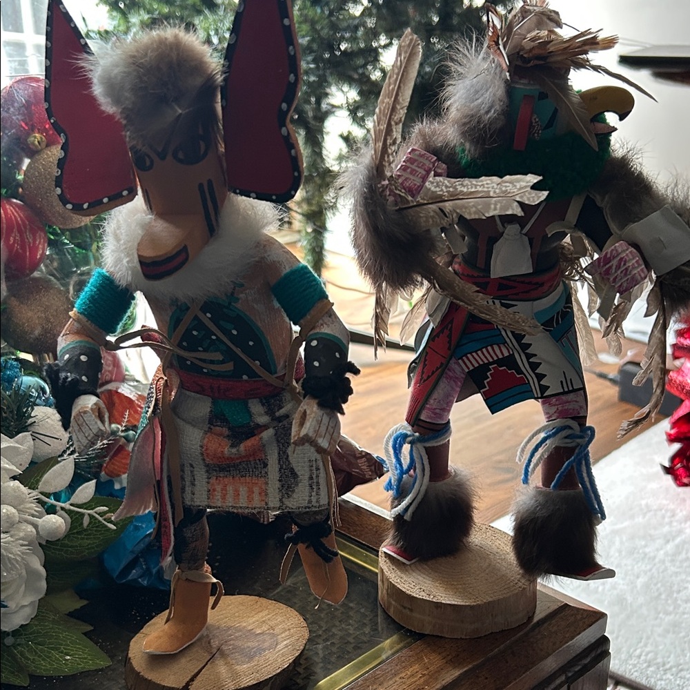 Vintage Native American Hopi kachina dolls